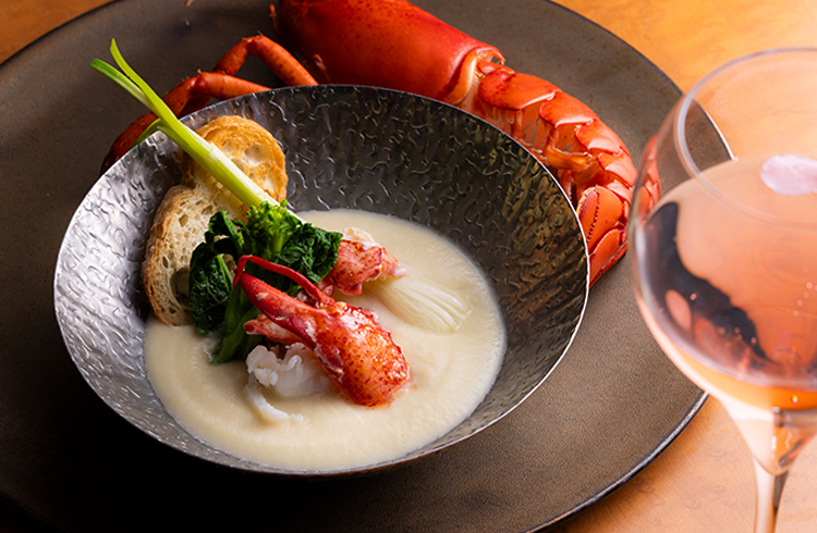 季節の「鉄板焼ディナー」
