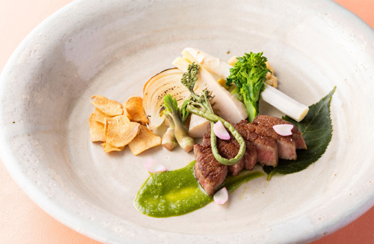 季節の「鉄板焼ランチ」 