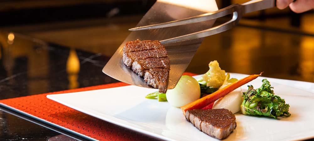季節の「鉄板焼ランチ」