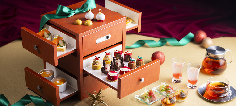【11/21~】アフタヌーンティーセット ~Christmas Gift Box~
